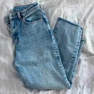 Top shop cropped jeans